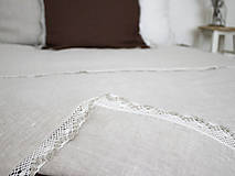 Úžitkový textil - Ľanový prehoz Viktória - 14249530_