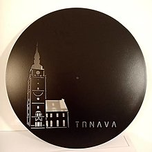 Hodiny - Trnava, Mestská veža - veľké plechové  hodiny - 14254336_