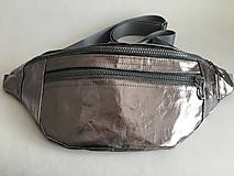 Kabelky - Fanny Pack " Silver" - 14256528_