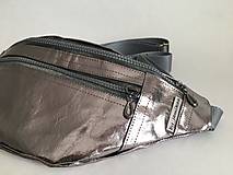 Kabelky - Fanny Pack " Silver" - 14256529_