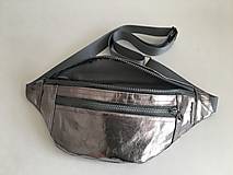 Kabelky - Fanny Pack " Silver" - 14256536_