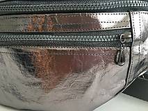Kabelky - Fanny Pack " Silver" - 14256537_