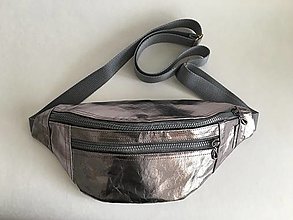 Kabelky - Fanny Pack " Silver" - 14256527_