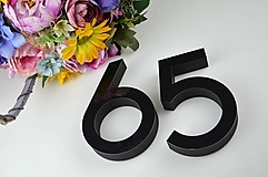 Tabuľky - Číslo na dom: Samostatná číslica Luxus (15 cm) - 14255896_