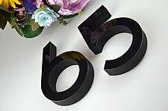 Tabuľky - Číslo na dom: Samostatná číslica Luxus - 14255897_