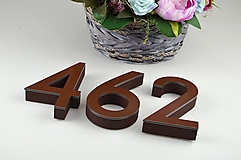 Tabuľky - Číslo na dom: Samostatná číslica Luxus Modern - 14256011_
