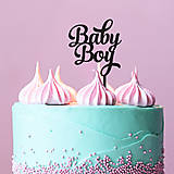 Dekorácie - Zápich na tortu - Baby Boy - 14255720_