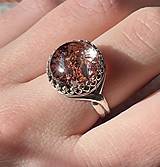 Prstene - Natural Lodolite Garden quartz AG925 Ring / Strieborný prsteň s prírodným lodolitom E012 - 14259762_