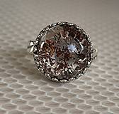 Prstene - Natural Lodolite Garden quartz AG925 Ring / Strieborný prsteň s prírodným lodolitom E012 - 14259769_