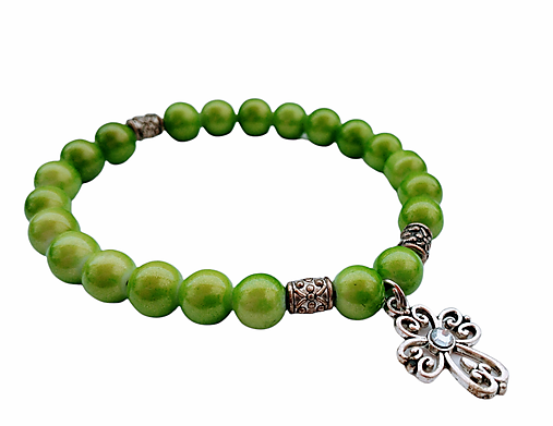 Náramky - Náramok kríž  - 14261412_