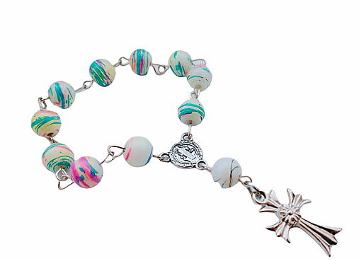 Náhrdelníky - Malý ruženec  - 14261563_