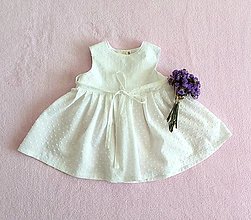 Detské oblečenie - Detské šaty Little White - 14262797_