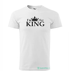 Topy, tričká, tielka - I'm Her King - 14266001_