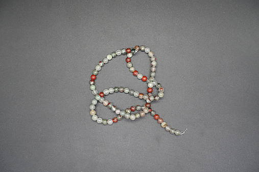 Minerály - Krveľ africký I 4-6-8-10-12 (88ks (4mm)) - 14263209_