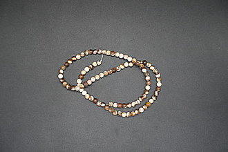 Minerály - Jaspis hnedá zebra 4-6-8-10-12 (94ks (4mm)) - 14263018_