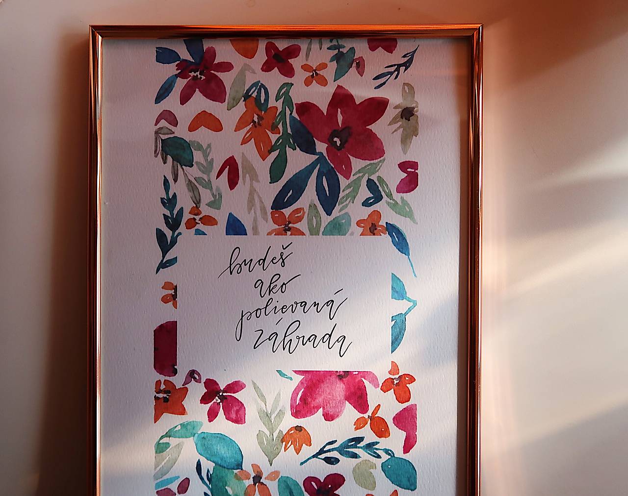 POLIEVANÁ ZÁHRADA - art print