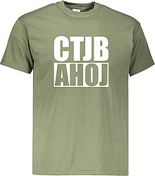 Pánske oblečenie - CTJB AHOJ (XL - Zelená) - 14265592_