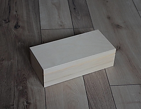 Polotovary - drevená kazetka podlhovastá - 14266838_