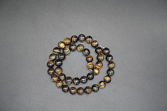 Minerály - Tigrie-sokolie oko 4-6-8-10-12 (41ks (10mm)) - 14266902_