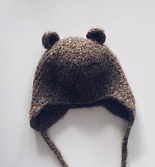 Detské čiapky - Hačkovana čiapka “Taddy” - 14272837_