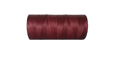Galantéria - Polyesterové voskované šnúrky (Cifa) 0,8mm, Škála farieb 2 (Granátová č.0055) - 14270671_