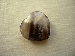 Minerály - Vrtané srdíčko 3 cm - ametyst, č.22f - 14274115_