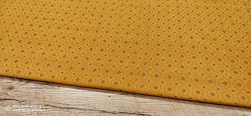 Textil - Madeira - Horčicová - cena za 10 centimetrov - 14276395_