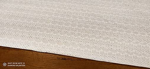 Textil - Madeira - Biela Vzor XII - cena za 10 centimetrov - 14276432_
