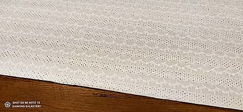 Textil - Madeira - Biela Vzor XII - cena za 10 centimetrov - 14276432_
