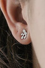 Náušnice - Cutout earrings - 14276448_
