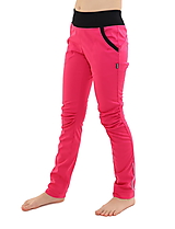 Detské oblečenie - Dívčí slim z pružného softshellu růžové - letní - více barev - 14277875_