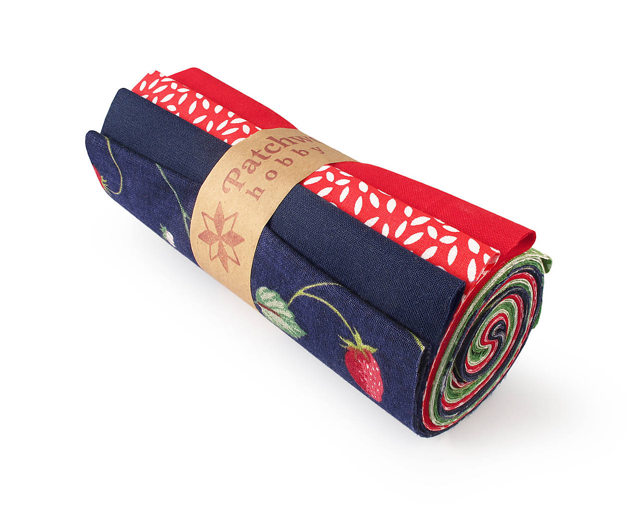 Bavlnené látky - rolka Strawberry