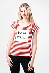 Topy, tričká, tielka - Tabuľové tričko - popisovateľné fixkami -piráti - 14279793_