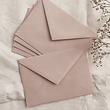 Papier - Ružová obálka Almond - 14280090_