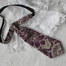 Pánske doplnky - Gotická dámska kravata - 14278790_