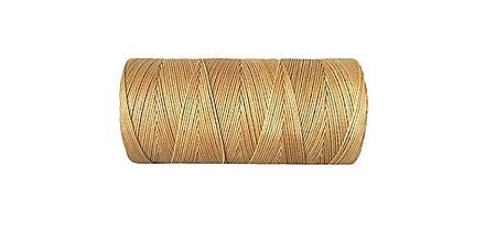 Galantéria - Polyesterové voskované šnúrky (Cifa) 0,8mm, Škála farieb 3 (Béžová č.0087) - 14280031_