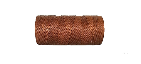 Galantéria - Polyesterové voskované šnúrky (Cifa) 0,8mm, Škála farieb 3 (Hnedá č.0097) - 14280034_