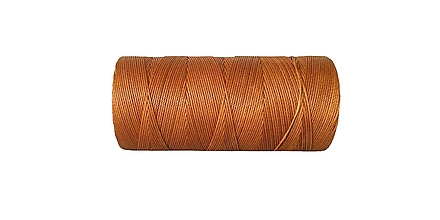 Galantéria - Polyesterové voskované šnúrky (Cifa) 0,8mm, Škála farieb 3 (Bledohnedá č.0242) - 14280054_