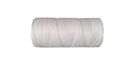 Galantéria - Polyesterové voskované šnúrky (Cifa) 0,8mm, Škála farieb 3 (Biela č.0002) - 14280066_