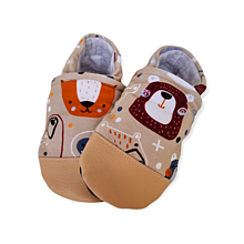 Detské topánky - Capačky s medvedíkmi - teplákovina - 14279378_