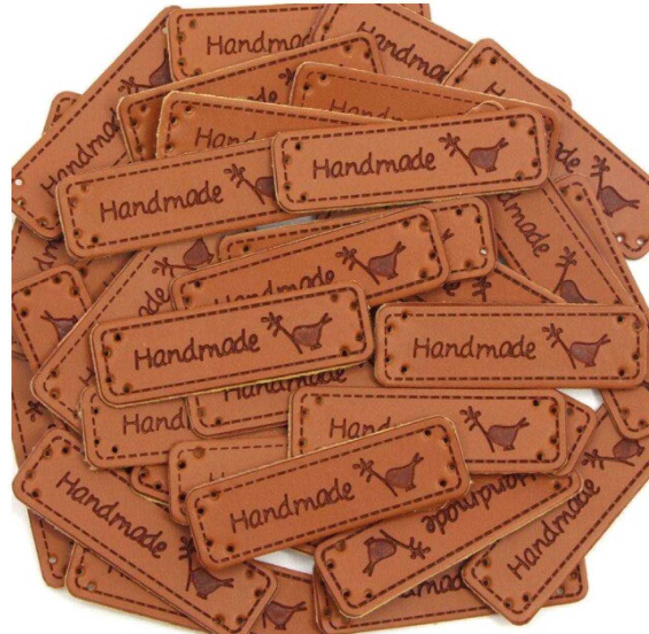 NT101 Nášivka kožená hand made 5 x 1,5 cm