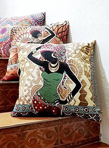 Úžitkový textil - Dizajnové obliečky - AFRIKA  (AFRIKA II) - 14285578_