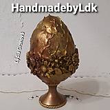 Dekorácie - Vajíčko s 3D motívom a stojanom - 14286451_