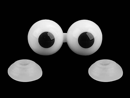 Bezpečnostné oči, 3D, spojené, 16x33 mm