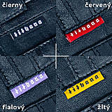 Kľúčenky - Kožená kľúčenka s karabinou - čierna - 14289469_