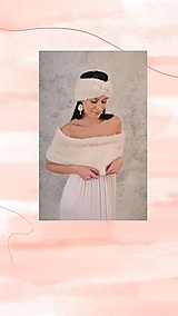 Čiapky, čelenky, klobúky - Hebká čelenka Melody- alpaca,merino - 14290361_