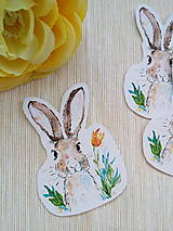 Papiernictvo - Nálepka zajačik - 14290035_