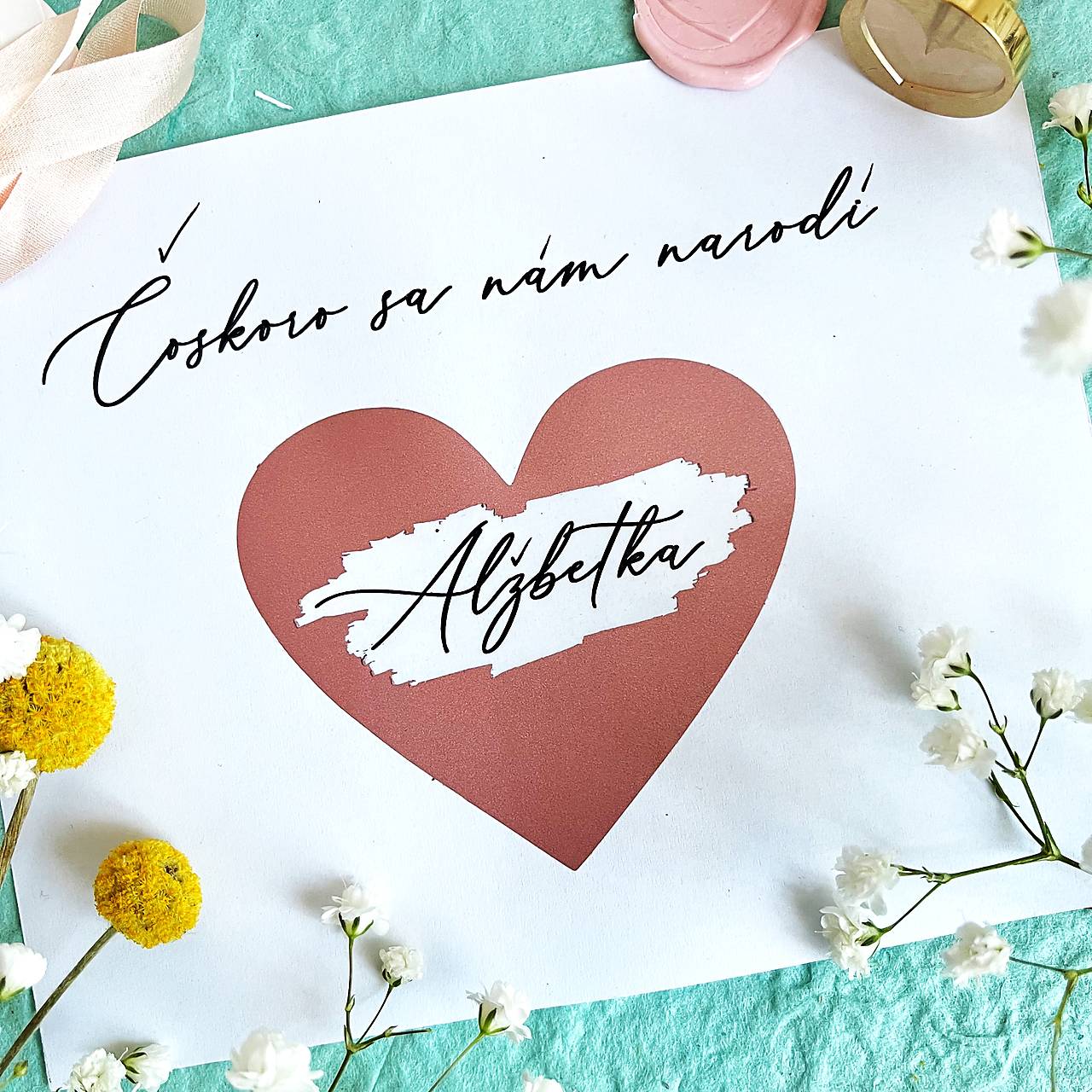 stieracie nálepky Veľké srdiečka ❤️