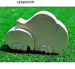 Hračky - Drevené puzzle 3.) - 14291766_