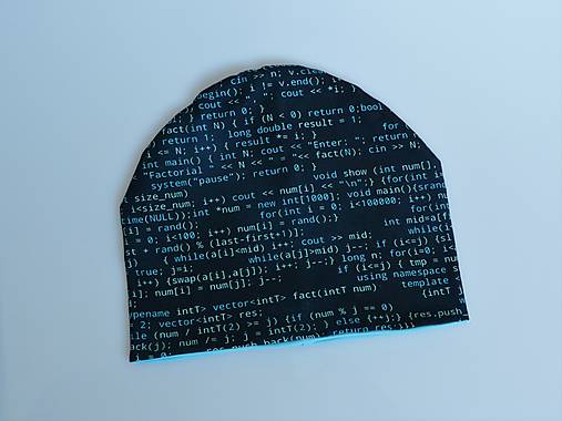 Programátor úpletová čiapka, nákrčník alebo set